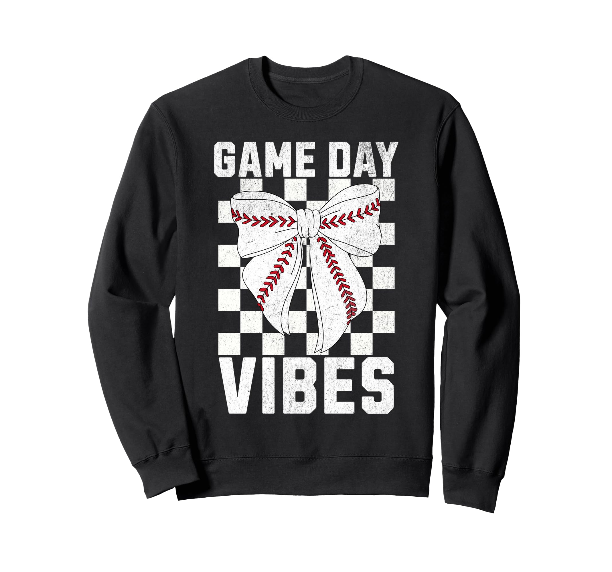 Game Day Vibes Coquette Bow Sweatshirt - Casual Everyday Wear Men Women - T-Shirt, Sweatshirt, Hoodie
