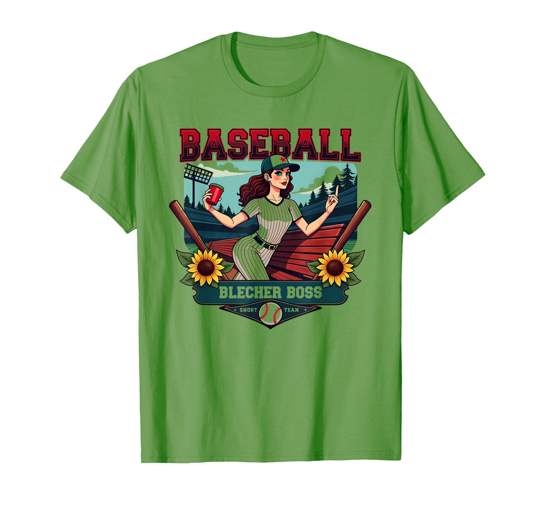 Baseball Mom Bleacher Boss Sports Parent T-Shirt - Custom Art Print Unisex - T-Shirt, Sweatshirt, Hoodie