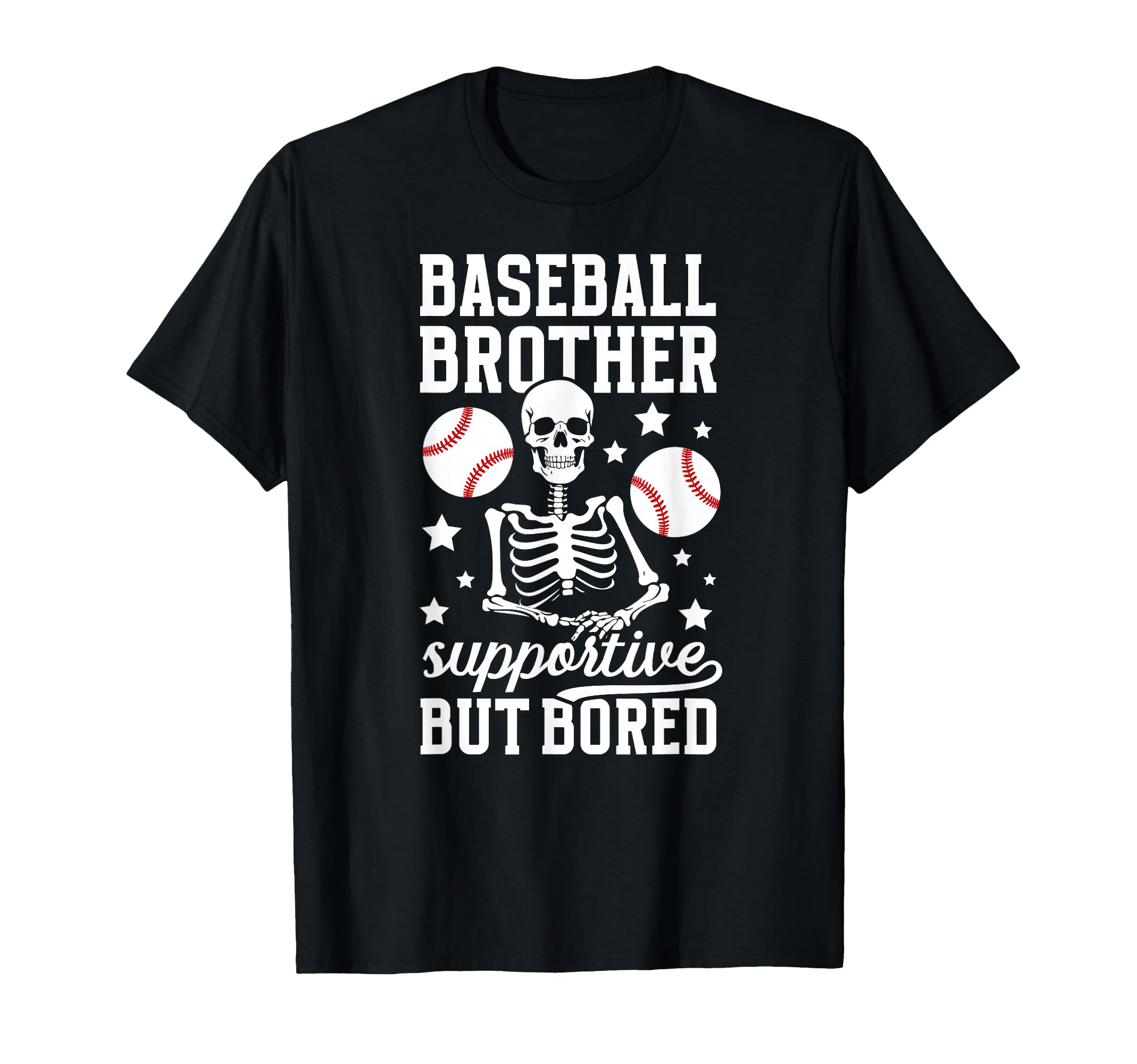 Baseball Brother Supportive Brother T-Shirt - Aesthetic Graphic Unisex - T-Shirt, Sweatshirt, Hoodie