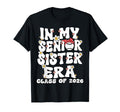 My Senior Sister Era Groovy Baseball T-Shirt - Custom Art Print Unisex - T-Shirt, Sweatshirt, Hoodie