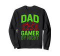 Dad Day Gamer Night Sweatshirt - Minimalist Print Men Women - T-Shirt, Sweatshirt, Hoodie