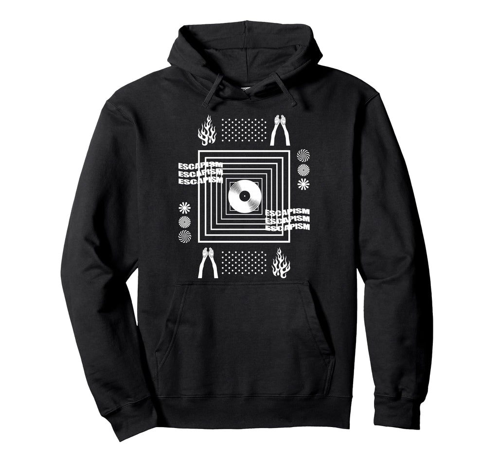 Escapism Sad Aesthetic Edgy Streetwear Hoodie - Minimalist Print for Adults - T-Shirt, Sweatshirt, Hoodie