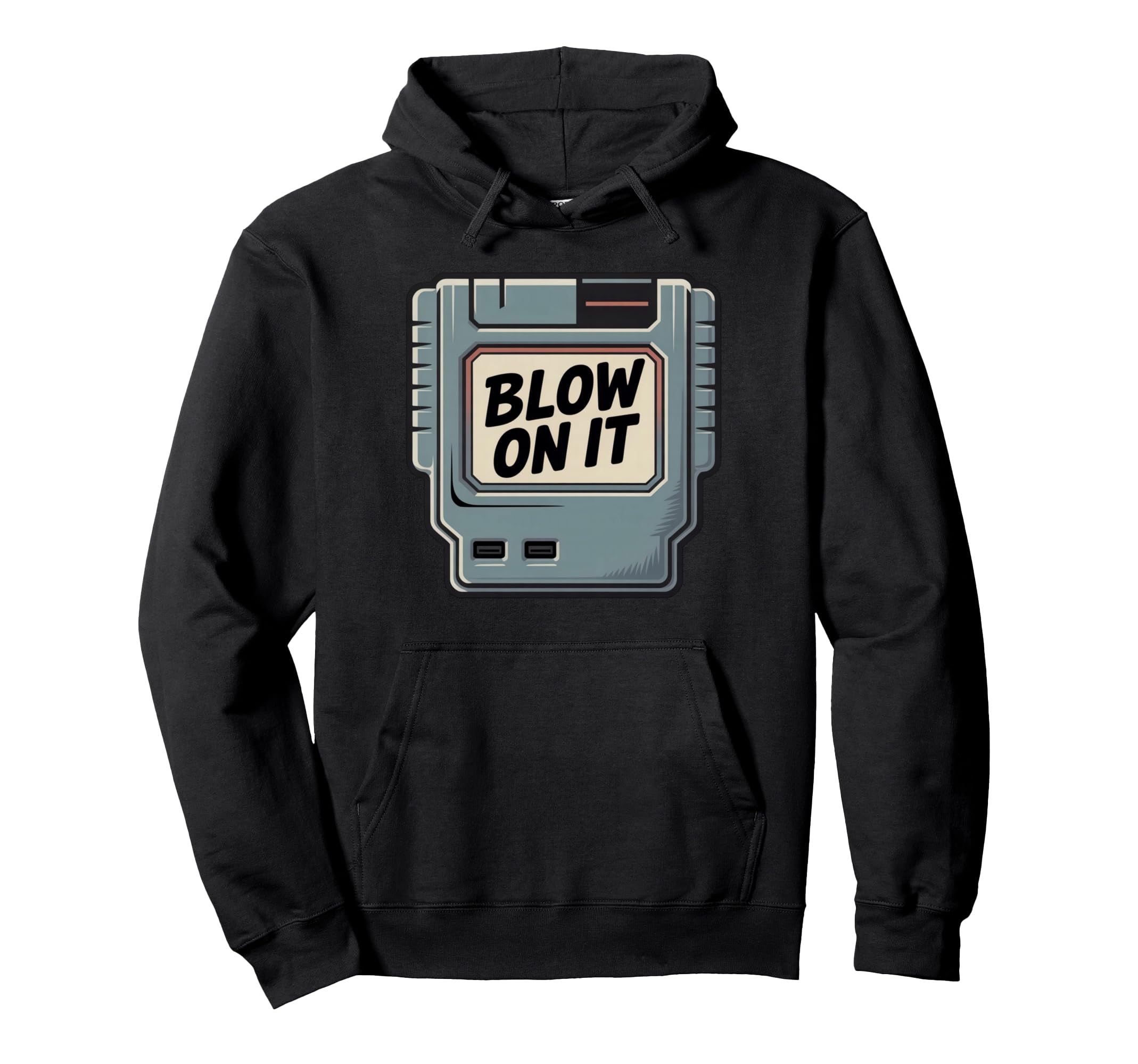 Game Cartridge Blow It 80S 90S Art Hoodie - Trendy Graphic Men Women - T-Shirt, Sweatshirt, Hoodie