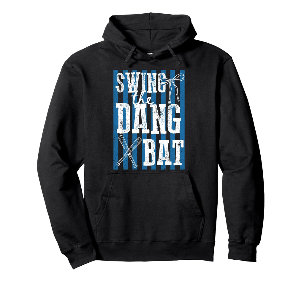 Swing Dang Bat Baseball Season Game Hoodie - Aesthetic Graphic for Adults - T-Shirt, Sweatshirt, Hoodie