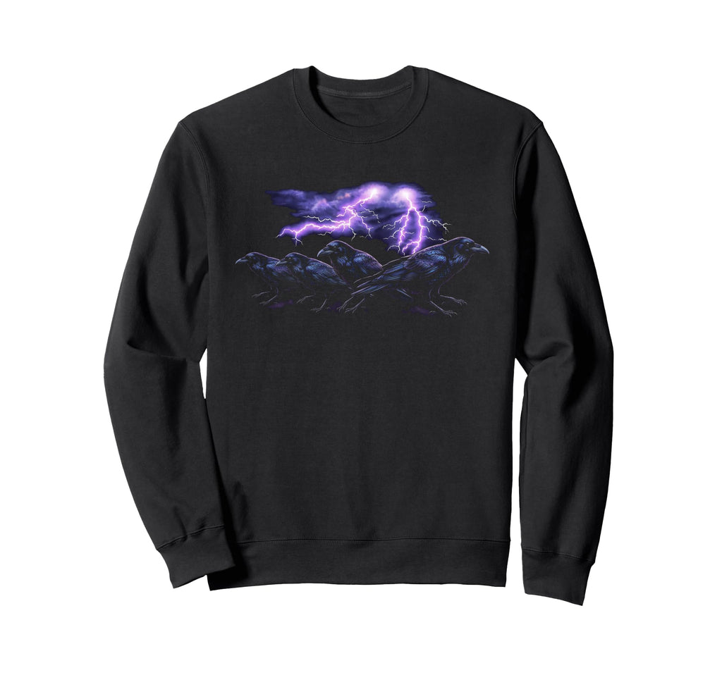 Crow 90S Funny Raven 80S Bird Lover Crow Sweatshirt - Unique Graphic Unisex - T-Shirt, Sweatshirt, Hoodie