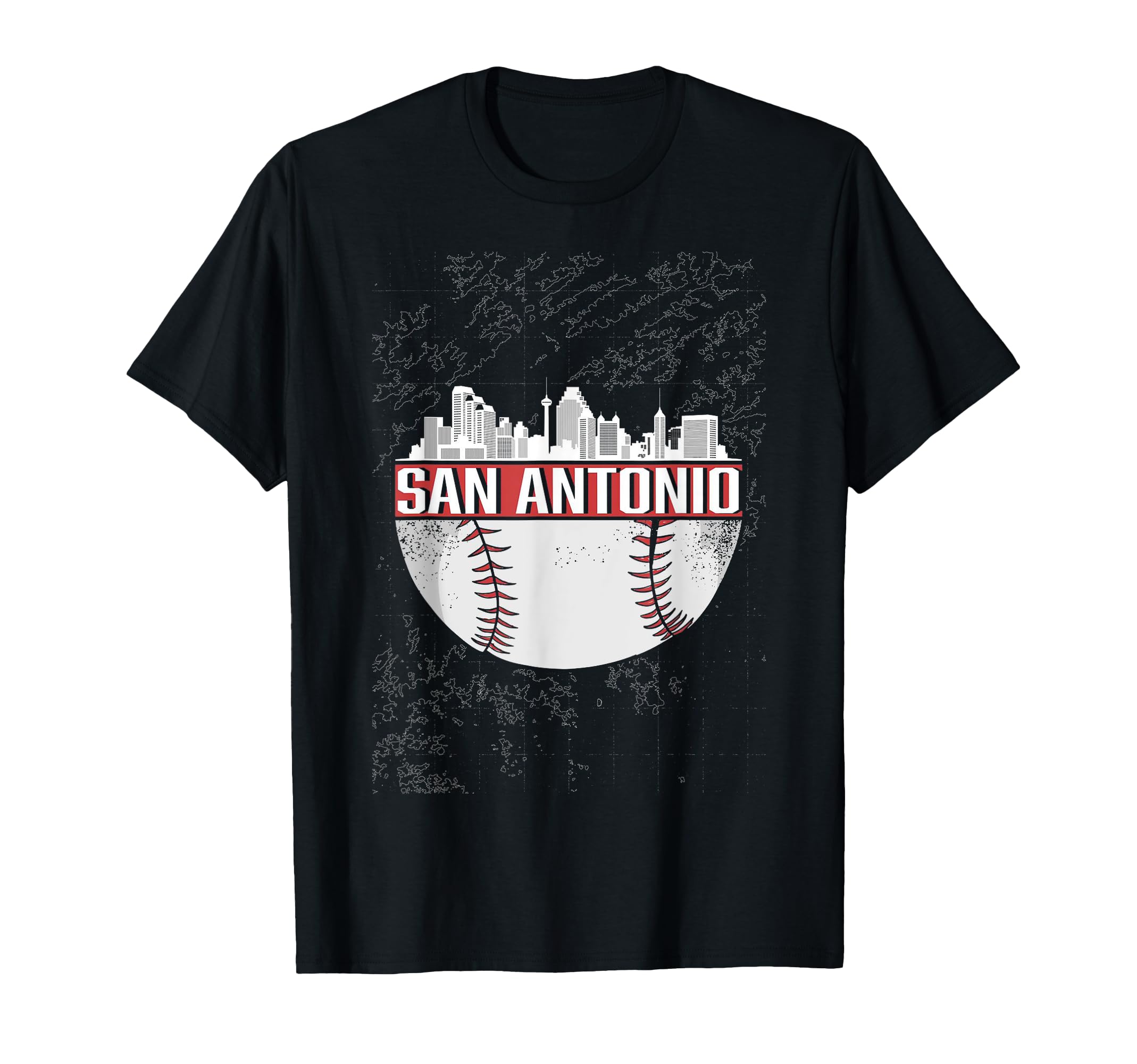 San Antonio Mens City Baseball T-Shirt - Trendy Graphic Men Women - T-Shirt, Sweatshirt, Hoodie
