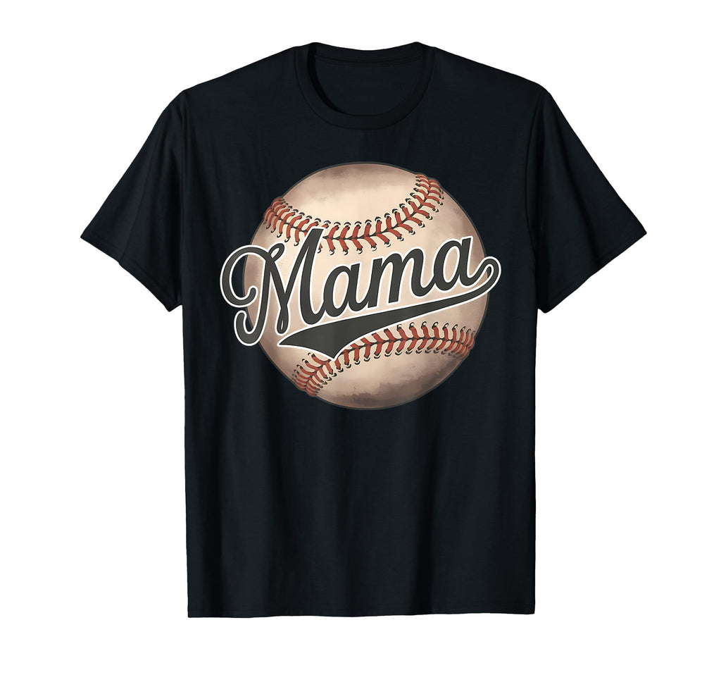 Mama Old Baseball Baseball Lovers T-Shirt - Graphic Print Unisex - T-Shirt, Sweatshirt, Hoodie