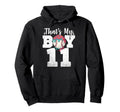 Thats My Baseball 11 Number Mom Dad 11 Hoodie - Aesthetic Graphic Unisex - T-Shirt, Sweatshirt, Hoodie