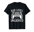 Dad Level Unlocked Gaming Fathers Day T-Shirt - Novelty Apparel for Adults - T-Shirt, Sweatshirt, Hoodie