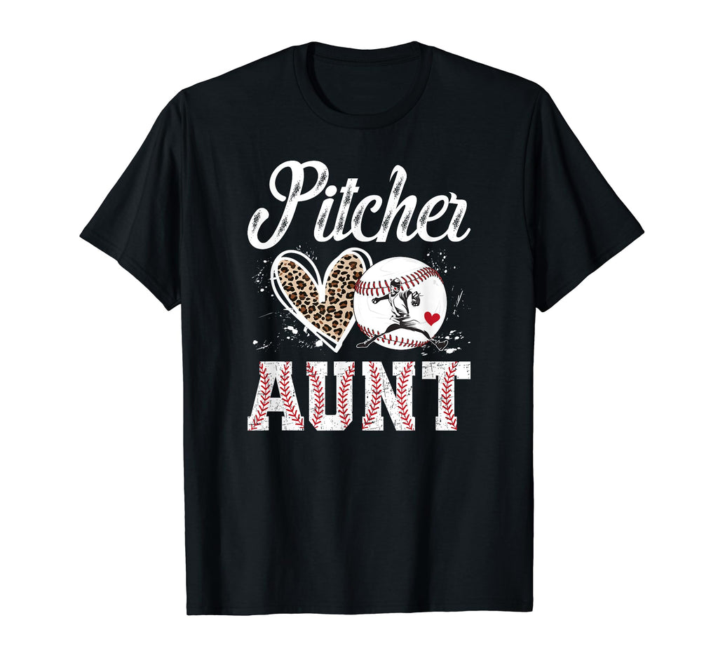Baseball Pitcher Aunt Baseball T-Shirt - Aesthetic Graphic Men Women - T-Shirt, Sweatshirt, Hoodie