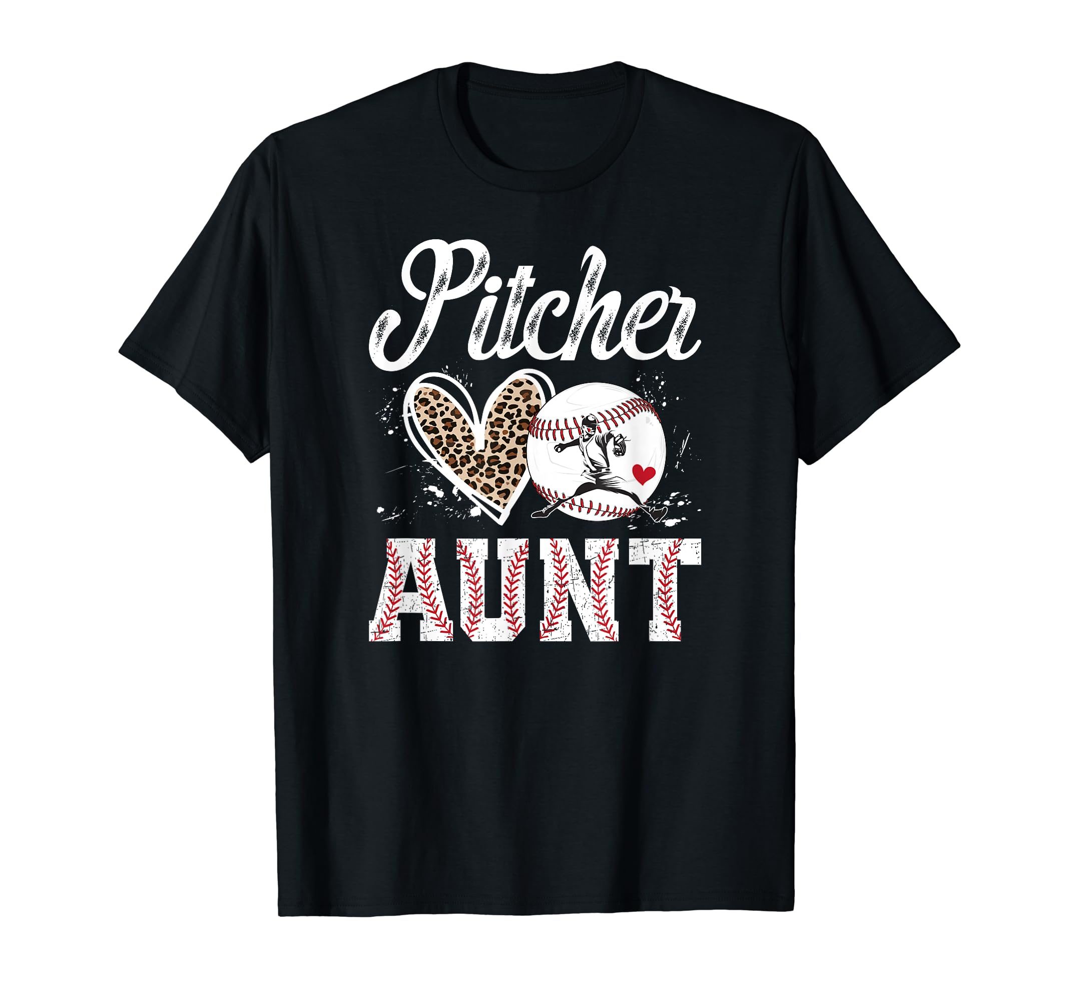 Baseball Pitcher Aunt Baseball T-Shirt - Aesthetic Graphic Men Women - T-Shirt, Sweatshirt, Hoodie