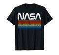 Nerdy Nasa Worm Logo Distressed T-Shirt - Minimalist Print Men Women - T-Shirt, Sweatshirt, Hoodie