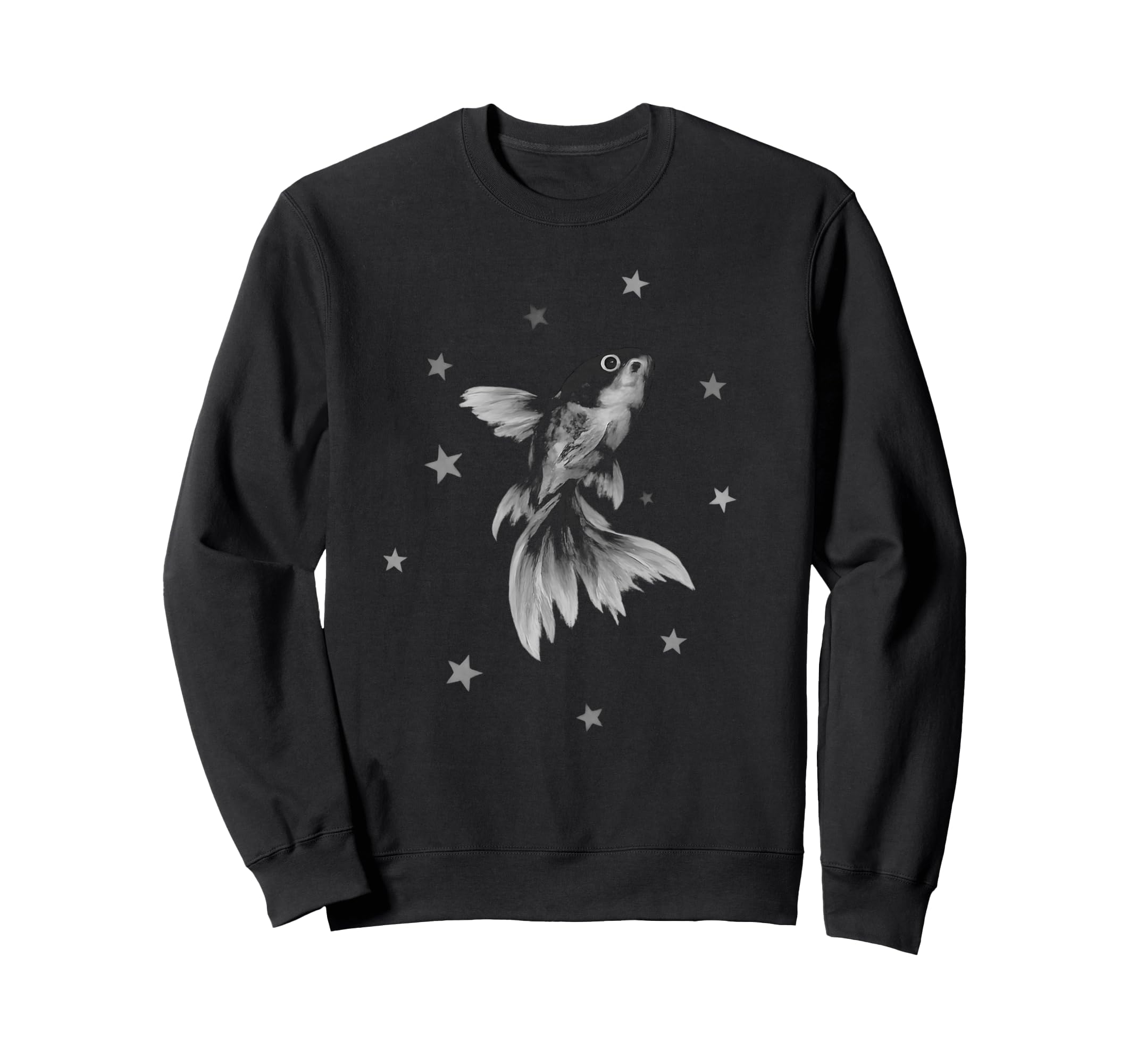 Beachy Grunge Y2K Alt Fish Goldfish Sweatshirt - Novelty Apparel Unisex - T-Shirt, Sweatshirt, Hoodie