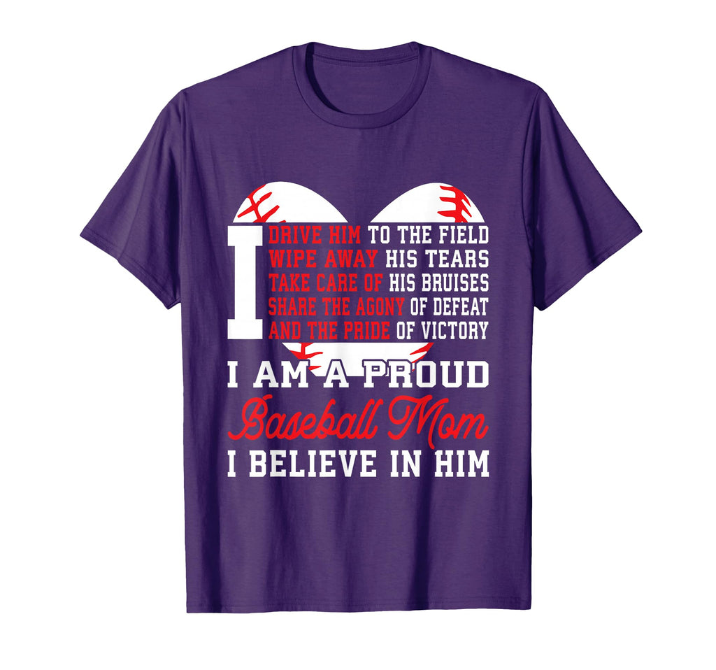 Baseball Mom Designs T-Shirt - Novelty Apparel for Adults - T-Shirt, Sweatshirt, Hoodie
