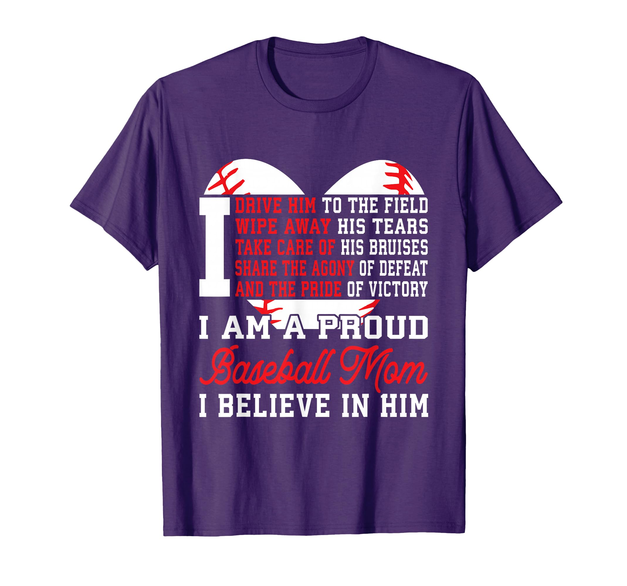Baseball Mom Designs T-Shirt - Novelty Apparel for Adults - T-Shirt, Sweatshirt, Hoodie