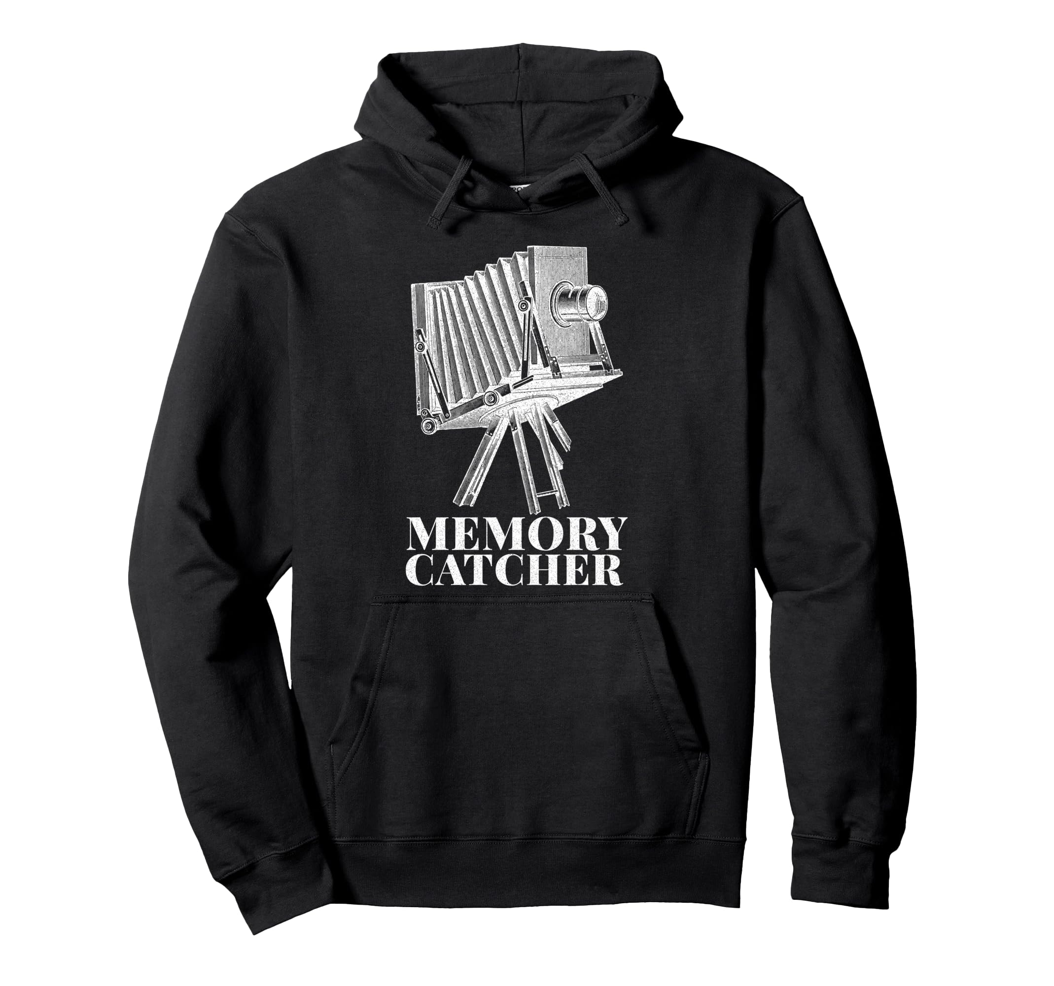 Antique Camera Photography Cameraman Hoodie - Custom Art Print Men Women - T-Shirt, Sweatshirt, Hoodie