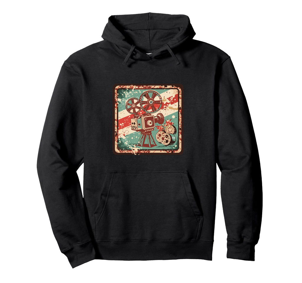 Snirt Camera Motif Camera Hoodie - Graphic Print for Adults - T-Shirt, Sweatshirt, Hoodie