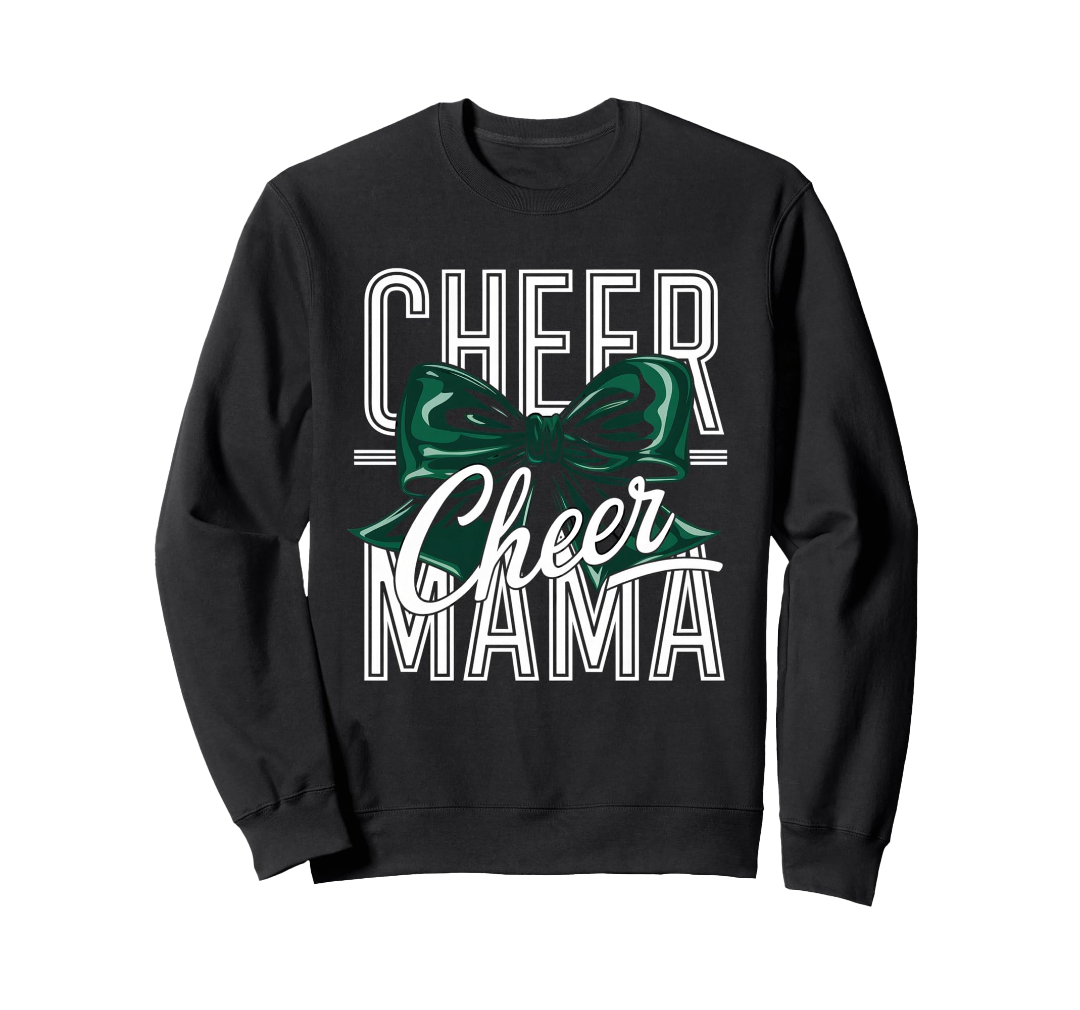 Cheer Mom Mother Bow Cheerleader Game Sweatshirt - Streetwear Style Unisex - T-Shirt, Sweatshirt, Hoodie