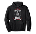 San Diego Boxing Club Distressed Boxer Hoodie - Streetwear Style for Adults - T-Shirt, Sweatshirt, Hoodie