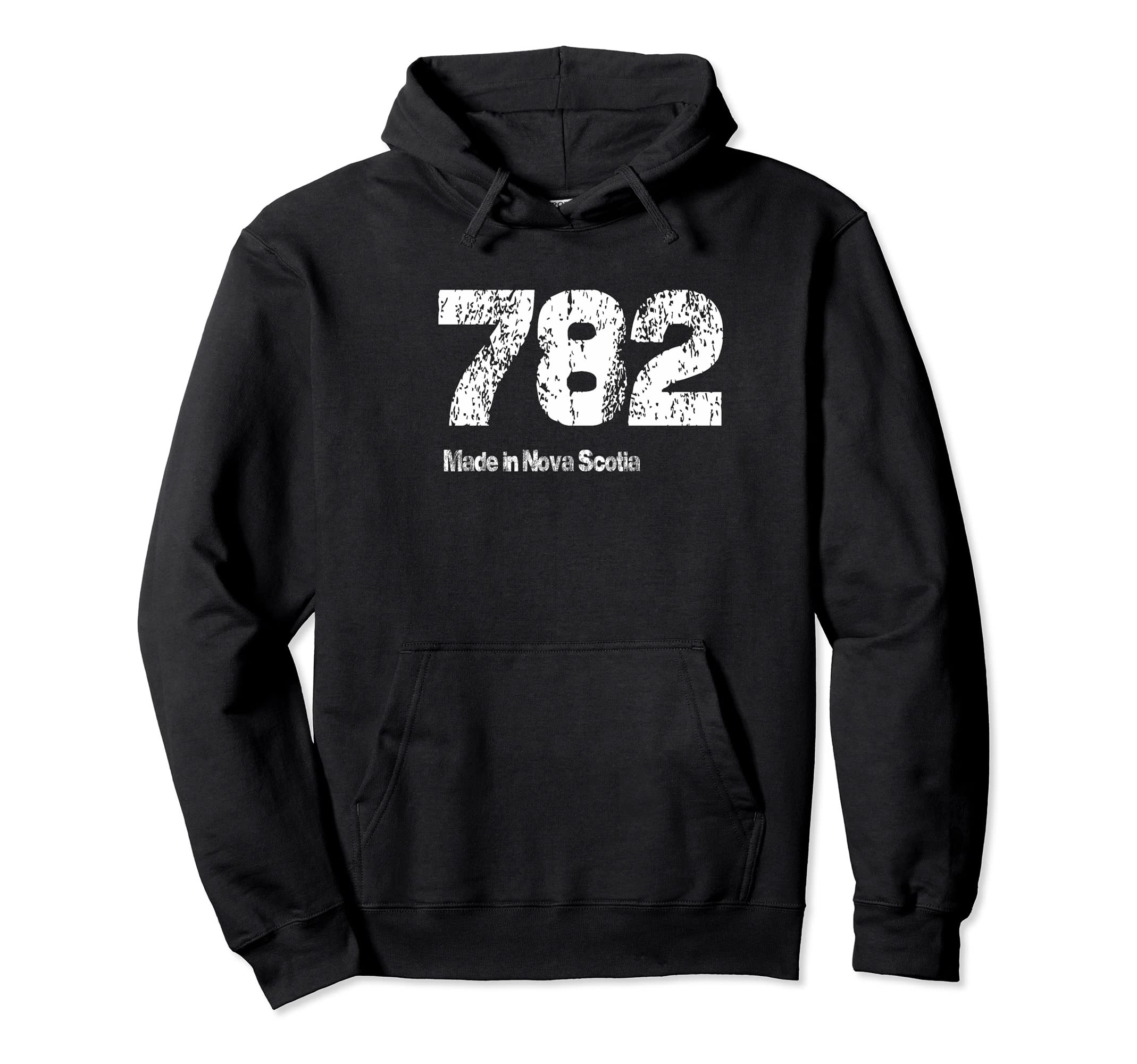 782 Made Nova Scotia Distressed Hoodie - Minimalist Print Men Women - T-Shirt, Sweatshirt, Hoodie