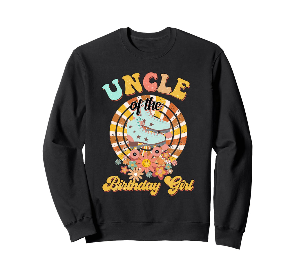 Uncle Birthday Rolling Skate Sweatshirt - Custom Art Print for Adults - T-Shirt, Sweatshirt, Hoodie