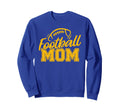 Womens Game Day Blue And Yellow High Sweatshirt - Trendy Graphic Men Women - T-Shirt, Sweatshirt, Hoodie