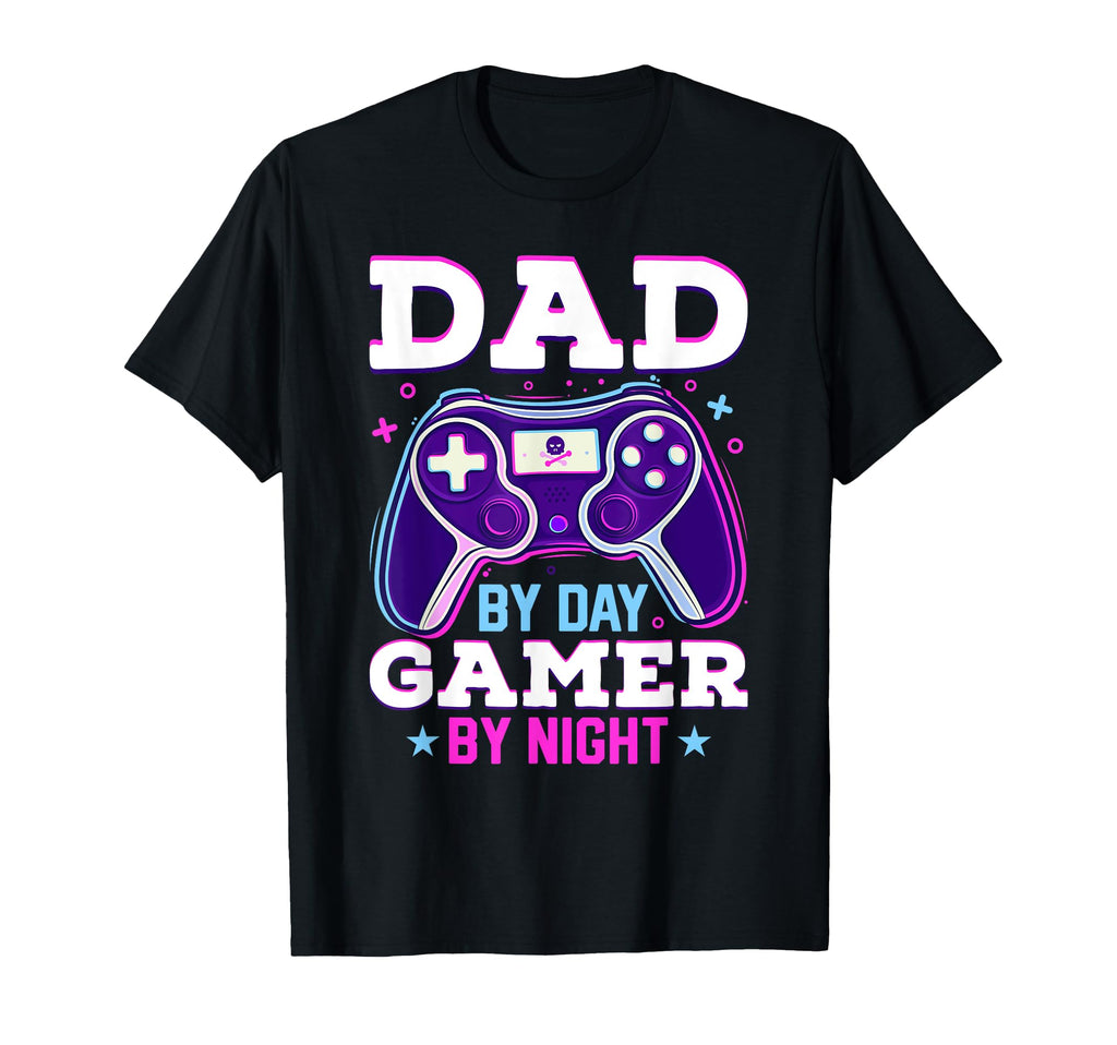 Gamer Dad Day Gamer Night Gamepad T-Shirt - Streetwear Style for Adults - T-Shirt, Sweatshirt, Hoodie