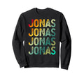 Jonas First Name Pride Sweatshirt - Casual Everyday Wear for Adults - T-Shirt, Sweatshirt, Hoodie