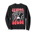 Groovy Baseball Senior Mom Baseball Sweatshirt - Trendy Graphic for Adults - T-Shirt, Sweatshirt, Hoodie
