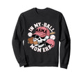 My Ball Mama Mom Era Skull Cap Sweatshirt - Trendy Graphic for Adults - T-Shirt, Sweatshirt, Hoodie