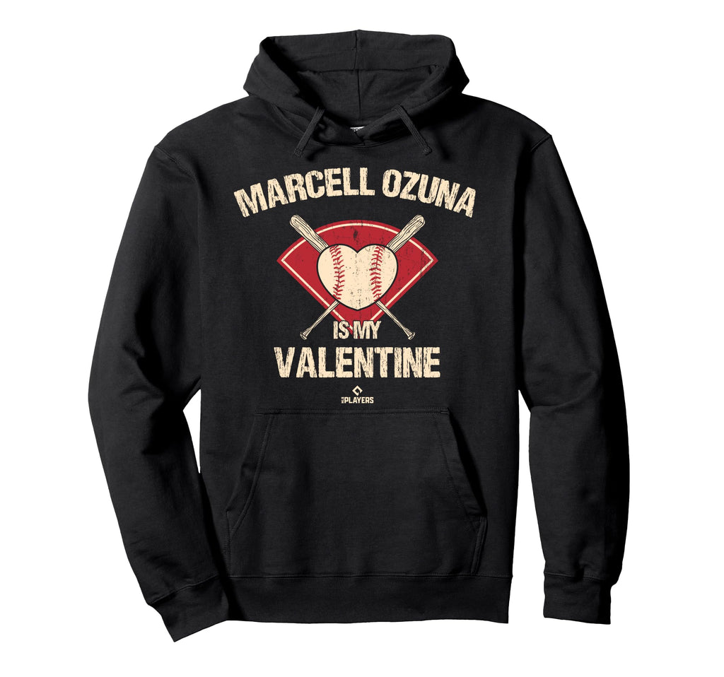Marcell Ozuna Is My Valentine Hoodie - Fun Novelty Design for Adults - T-Shirt, Sweatshirt, Hoodie