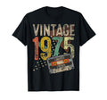 1975 Tape 51St Birthday Gift 51 Year Old T-Shirt - Aesthetic Graphic Unisex - T-Shirt, Sweatshirt, Hoodie