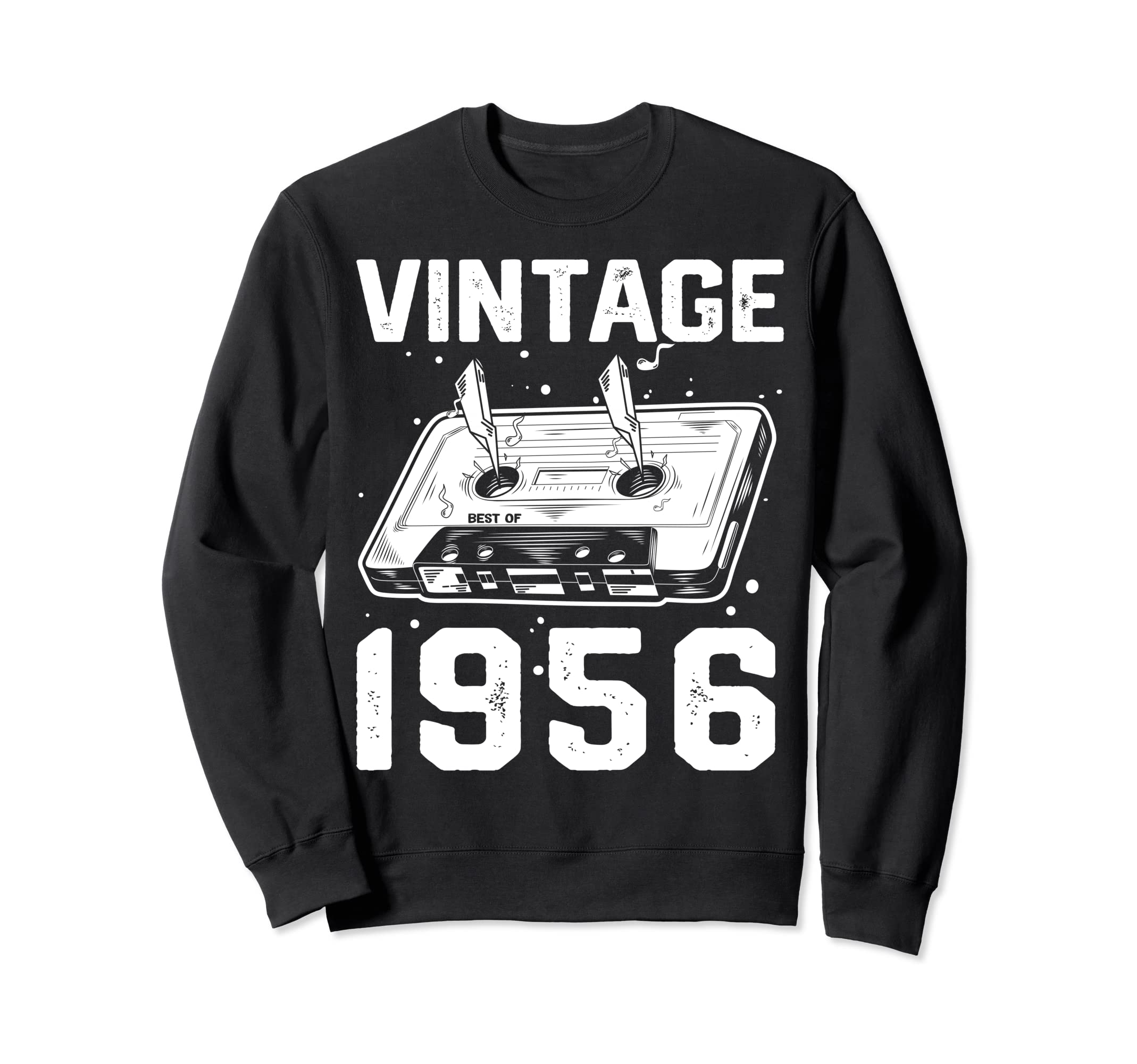Birthday Best 1956 Bday 1956 Cassette Sweatshirt - Custom Art Print Unisex - T-Shirt, Sweatshirt, Hoodie