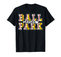 Ballpark Mama Softball Baseball Mom T-Shirt - Minimalist Print for Adults - T-Shirt, Sweatshirt, Hoodie