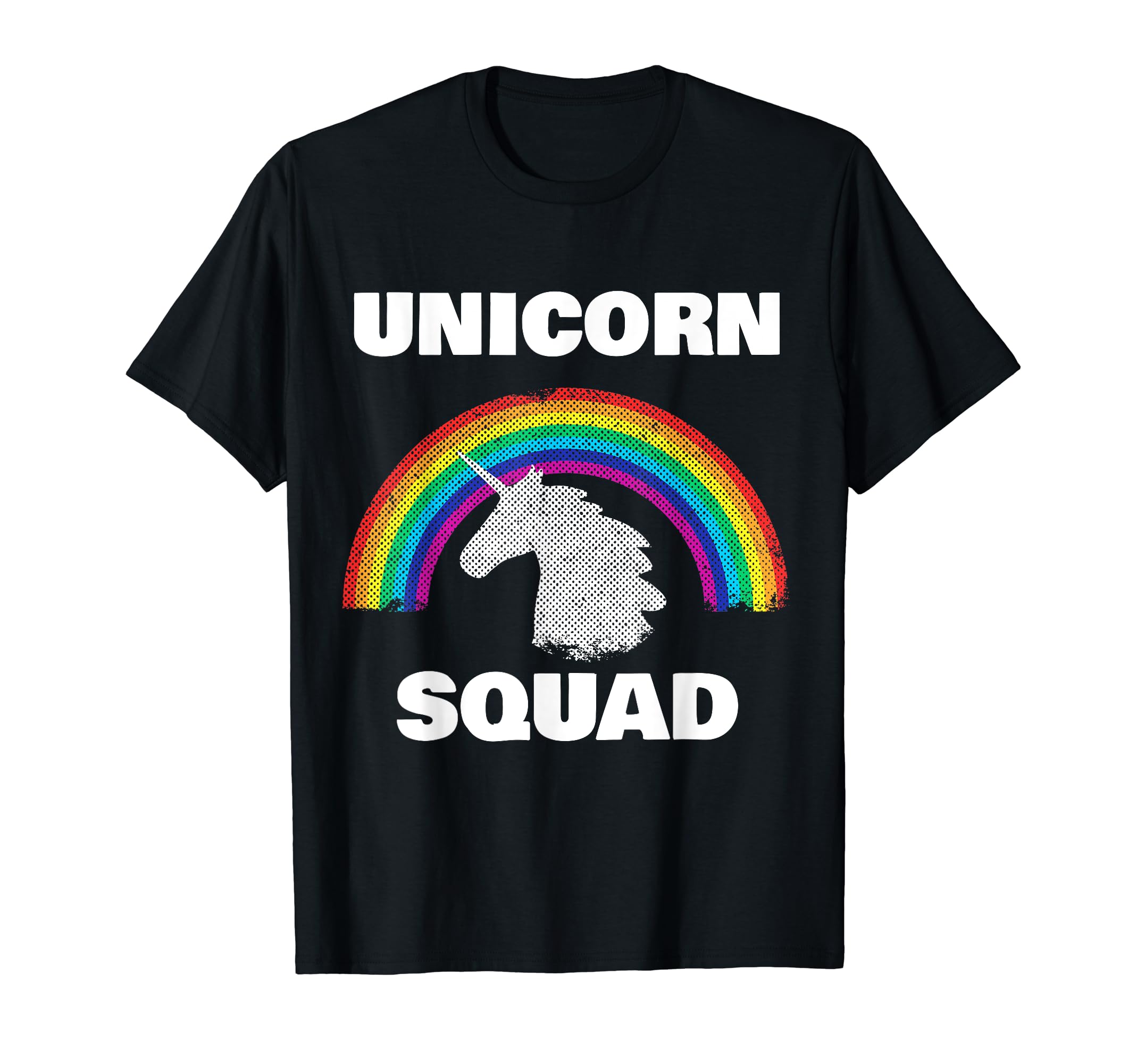 Unicorn Squad Rainbow Unicorns Love T-Shirt - Unique Graphic Unisex - T-Shirt, Sweatshirt, Hoodie