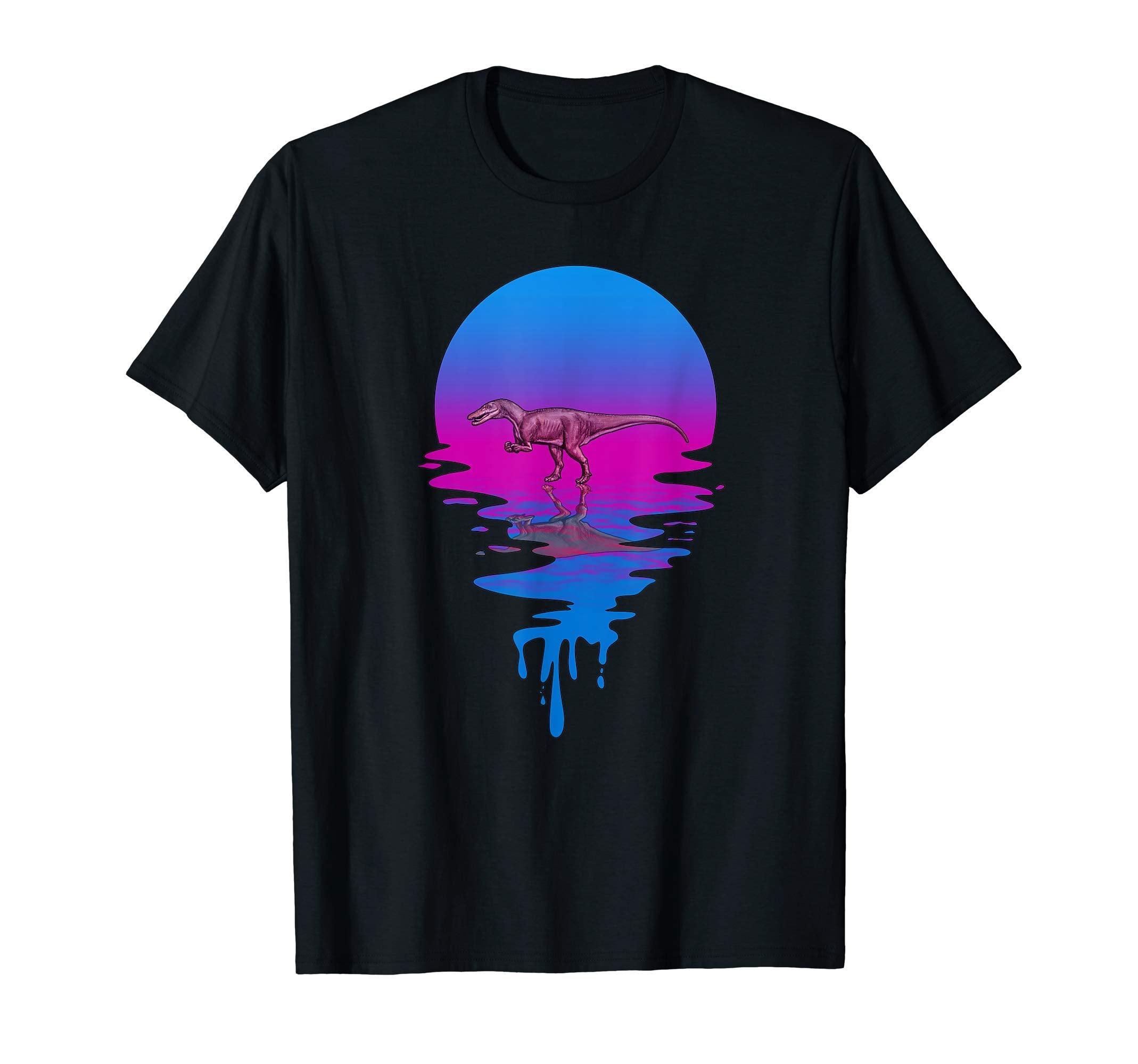 Sunset Baryonyx T-Shirt - Fun Novelty Design for Adults - T-Shirt, Sweatshirt, Hoodie
