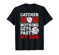 Baseball Catcher Mom Proud Mama Baseball T-Shirt - Graphic Print Unisex - T-Shirt, Sweatshirt, Hoodie