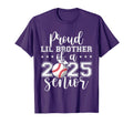 Proud Lil Brother 2025 Senior Baseball T-Shirt - Novelty Apparel Men Women - T-Shirt, Sweatshirt, Hoodie