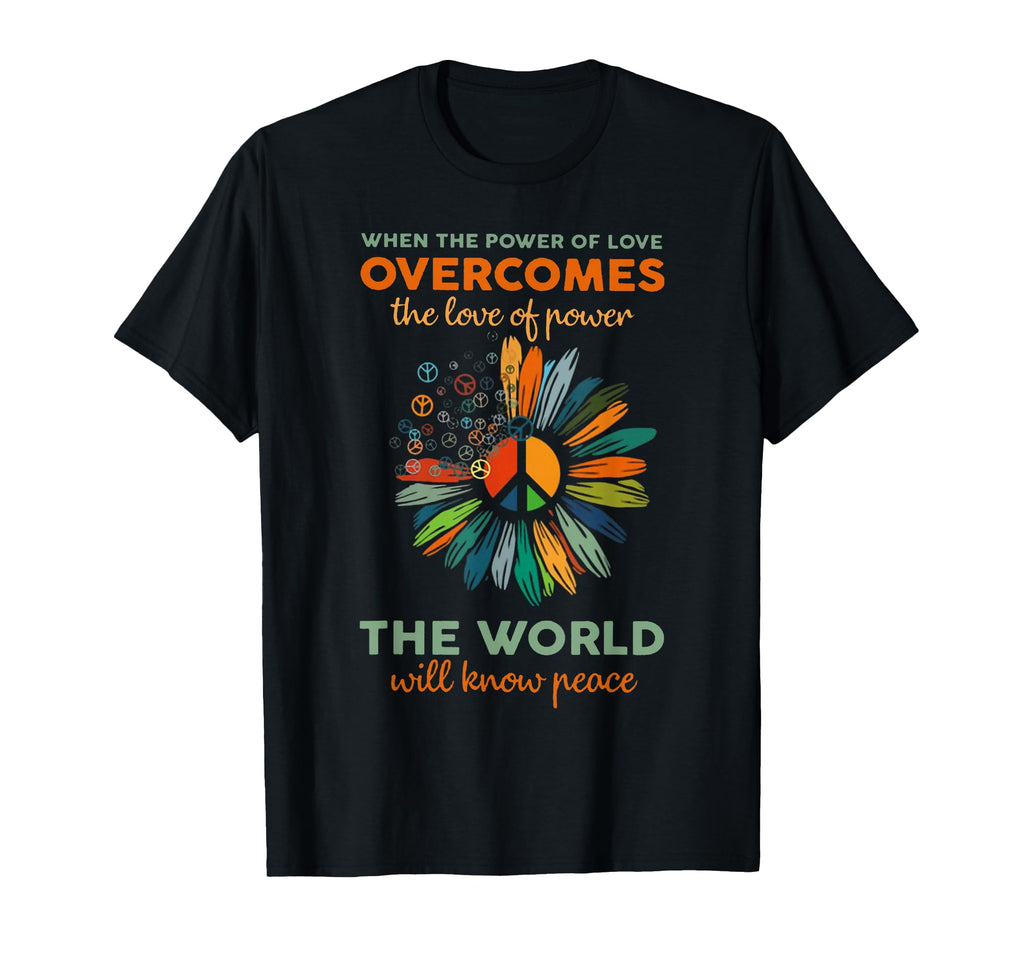When Power Love Overcomes Love Power T-Shirt - Custom Art Print Unisex - T-Shirt, Sweatshirt, Hoodie