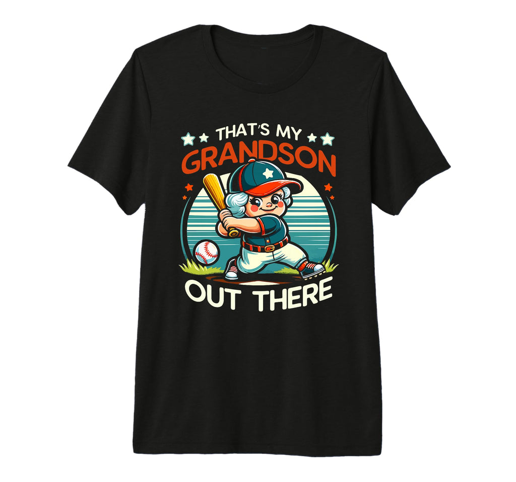 Baseball Grandma Grandmother Granny T-Shirt - Unique Graphic for Adults - T-Shirt, Sweatshirt, Hoodie