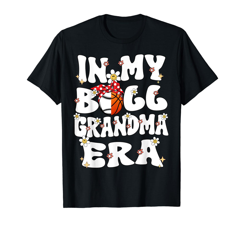 My Ball Grandma Era Groovy Baseball T-Shirt - Trendy Graphic Unisex - T-Shirt, Sweatshirt, Hoodie