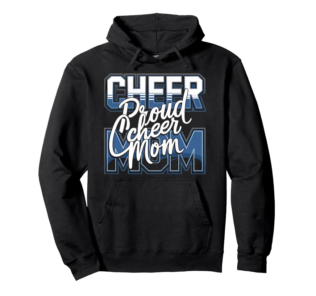 Cheer Mom Mother Bow Cheerleader Game Day Hoodie - Custom Art Print Unisex - T-Shirt, Sweatshirt, Hoodie