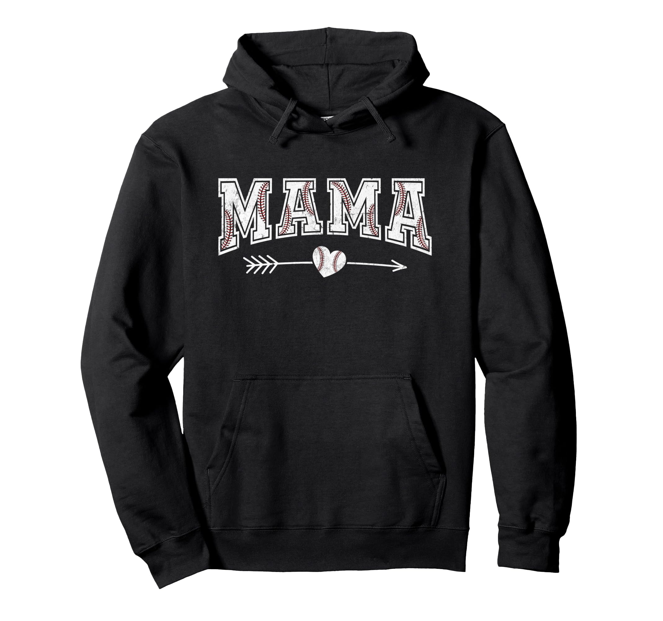 Baseball Mama Sporty Player Hoodie - Casual Everyday Wear for Adults - T-Shirt, Sweatshirt, Hoodie