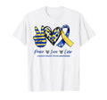 Peace Love Cure Cmt Awareness T-Shirt - Casual Everyday Wear for Adults - T-Shirt, Sweatshirt, Hoodie