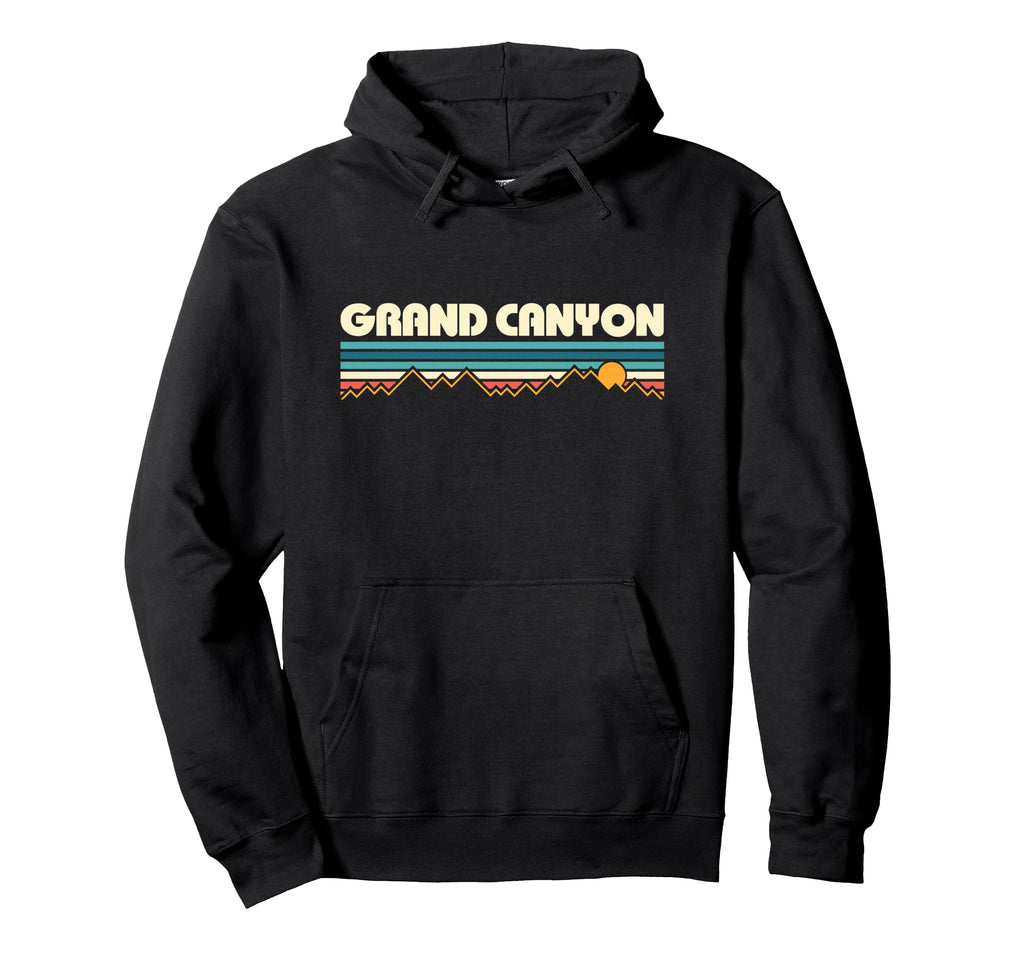 Grand Canyon 80S Sunset Hoodie - Fun Novelty Design Men Women - T-Shirt, Sweatshirt, Hoodie