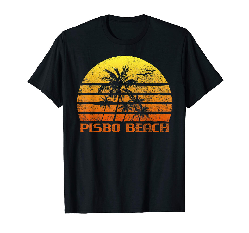 Beach Vacation Pisbo California Sunset T-Shirt - Novelty Apparel for Adults - T-Shirt, Sweatshirt, Hoodie