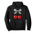 Coquette Cherry Polka Dot Ribbon Bow Hoodie - Streetwear Style for Adults - T-Shirt, Sweatshirt, Hoodie