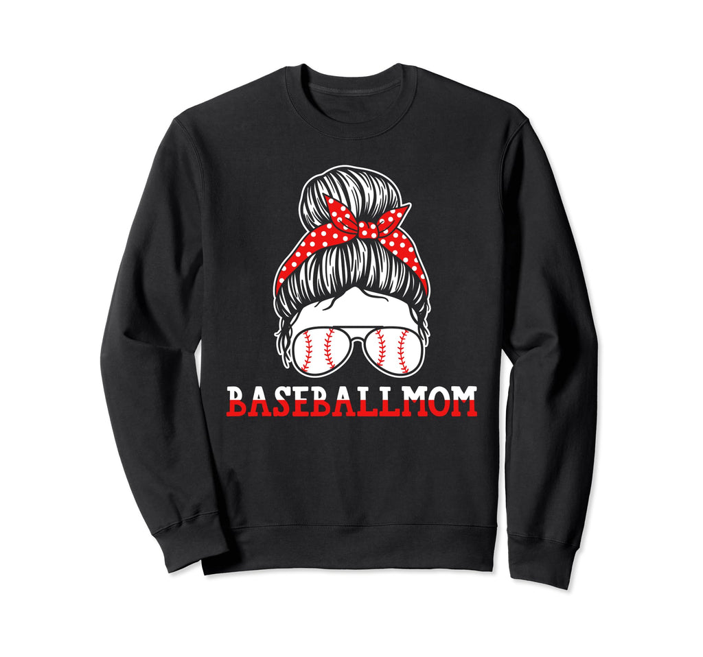 Baseball Mom Sweatshirt - Minimalist Print for Adults - T-Shirt, Sweatshirt, Hoodie