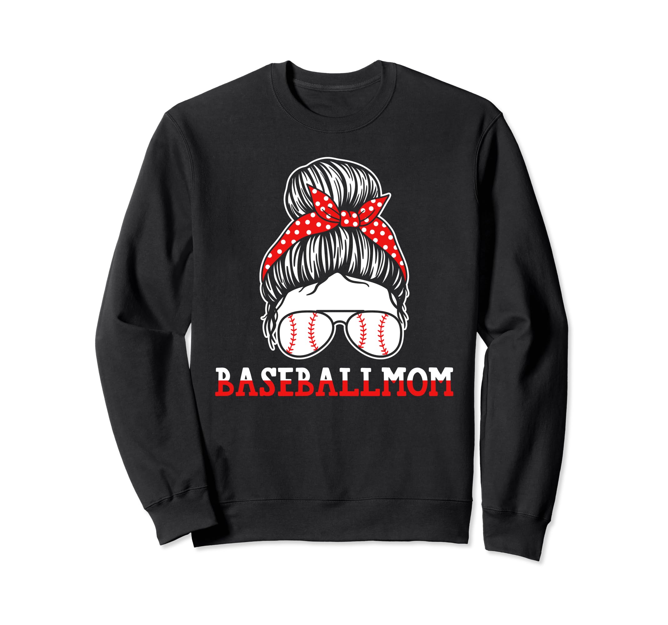 Baseball Mom Sweatshirt - Minimalist Print for Adults - T-Shirt, Sweatshirt, Hoodie