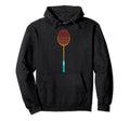Badminton Racket Silhouette Hoodie - Fun Novelty Design for Adults - T-Shirt, Sweatshirt, Hoodie